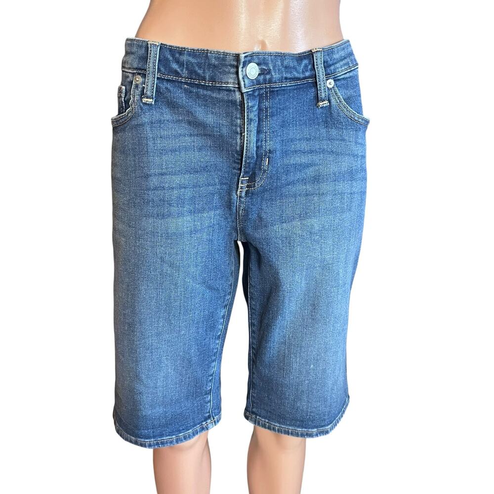 Gap 9” Bermuda Jean Shorts 31 Stretch Outdoors Camping Gorpcore Summer